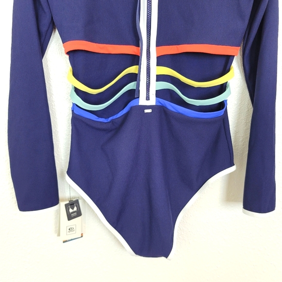 RIP CURL SAYULITA STRIPE LONG ONE PIECE SWIMSUIT - Picture 7 of 14